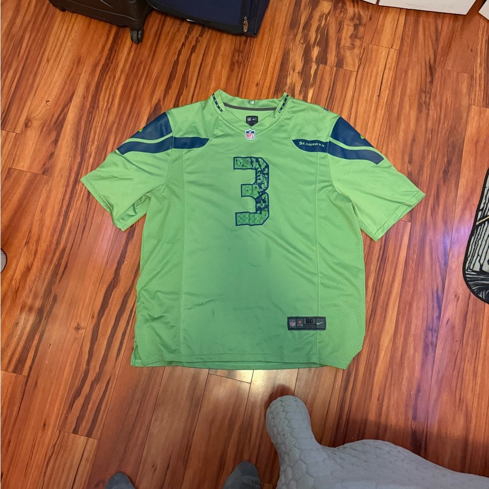 NFL Green Football Jersey with Number 3